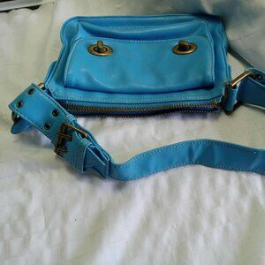 The ultimate vintage leather blue bag The home game inc